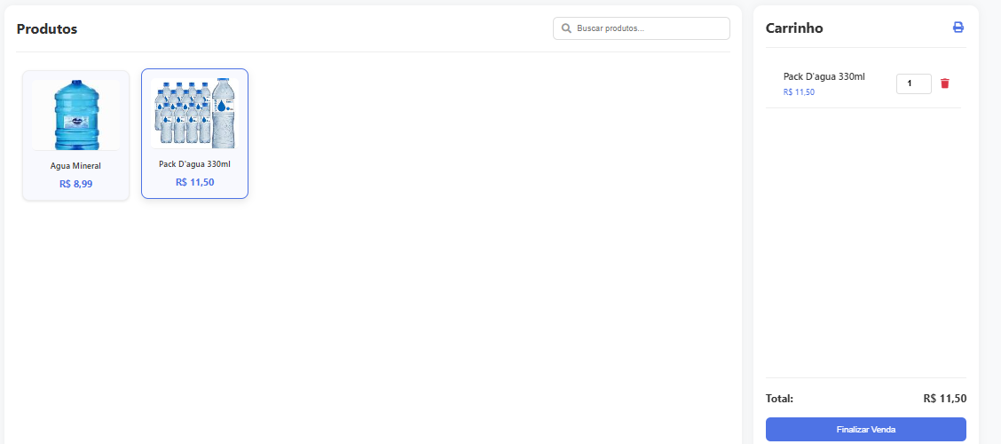 Gestão de Pedidos PDV